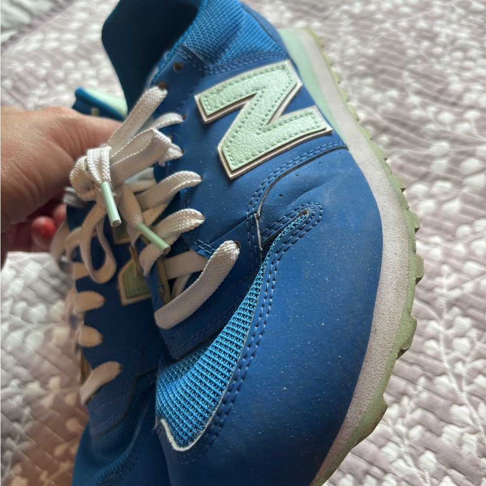 New Balance Blue & Mint Casual Sneakers - Picture 4 of 11